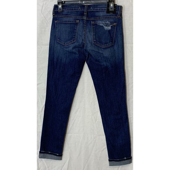 Flying Monkey Ankle Jeans Skinny Cropped Womens 25 Distressed Jeans - Picture 4 of 8